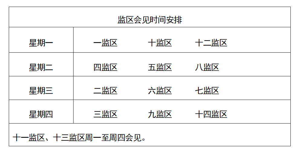 图片[2]-山东省女子监狱关于会见问题的说明（2025年1月），山东省女子监狱1月份会见安排-家书速递|在线寄信|网上寄信|寄信软件|监狱寄信|看守所寄信