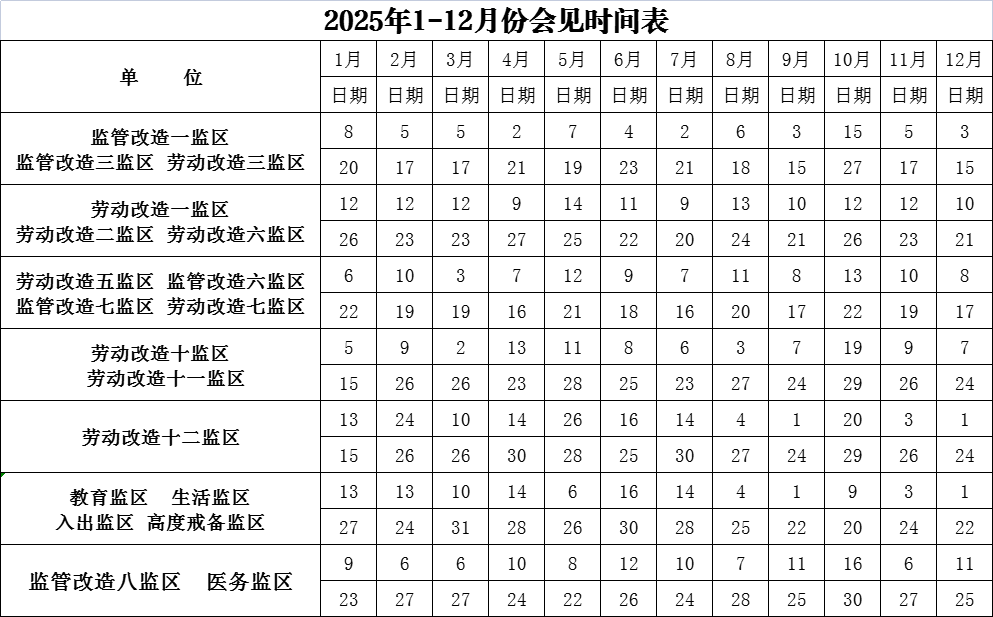 图片[2]-2025年烟台监狱罪犯现场会见通告-家书速递|在线寄信|网上寄信|寄信软件|监狱寄信|看守所寄信