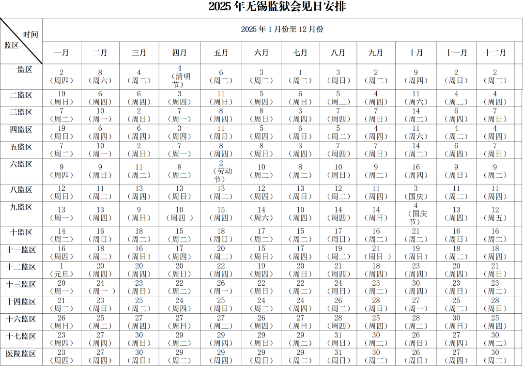 图片[19]-2025年江苏省各监狱会见日期-家书速递|在线寄信|网上寄信|寄信软件|监狱寄信|看守所寄信