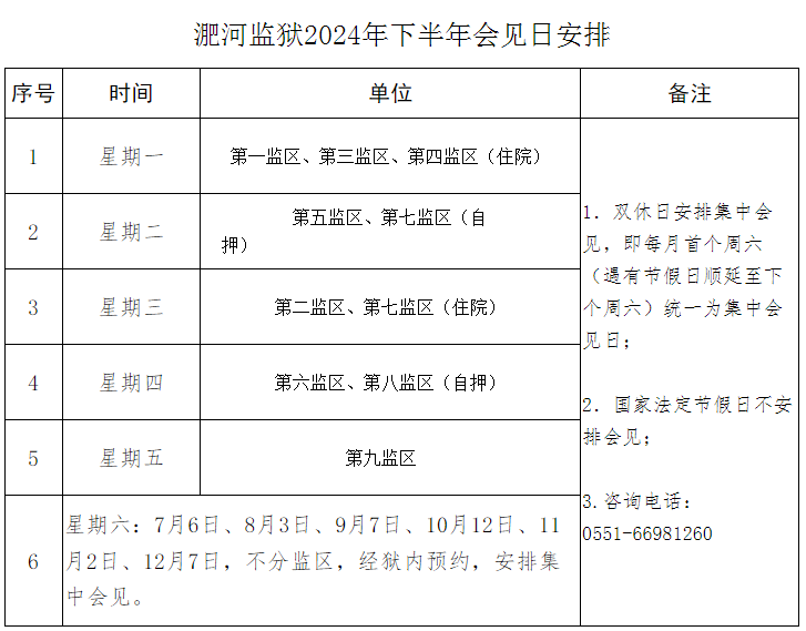 图片[19]-2024年下半年安徽各监狱会见日安排，监狱寄信地址，监狱联系电话，家属们赶紧收藏！-家书速递|在线寄信|网上寄信|寄信软件|监狱寄信|看守所寄信
