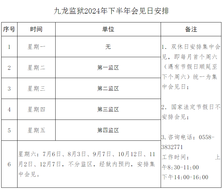 图片[21]-2024年下半年安徽各监狱会见日安排，监狱寄信地址，监狱联系电话，家属们赶紧收藏！-家书速递|在线寄信|网上寄信|寄信软件|监狱寄信|看守所寄信
