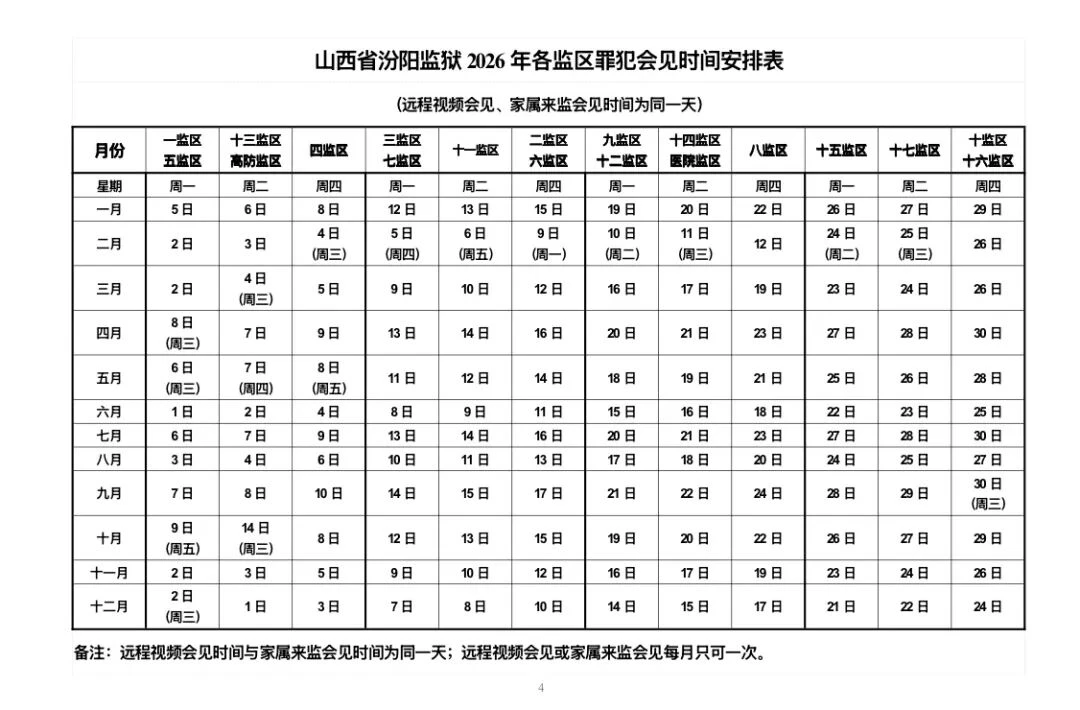 图片[5]-【监狱会见】山西省汾阳监狱2026年罪犯会见工作安排|电话/地址/视频会见/汇款/亲情电话办理指南-家书速递|在线寄信|网上寄信|寄信软件|监狱寄信|看守所寄信